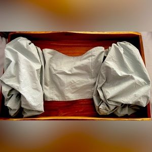 Balloon sleeve tube top sz. S